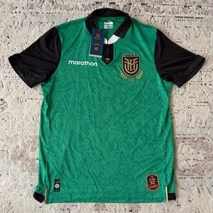 Marathon Authentic Ecuador 100 Years Edition Centenario Green Jersey Men’s Sz: M